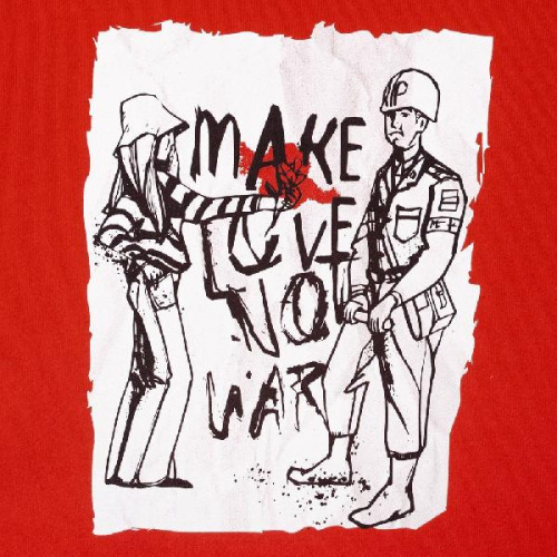Толстовка Make Love, красная фото 5 Толстовка Make Love, красная фото 5