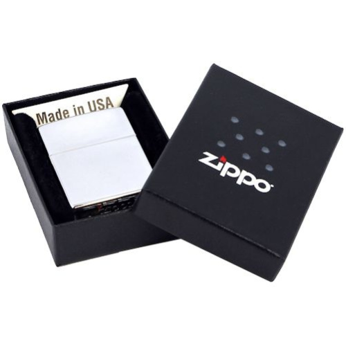 Зажигалка Zippo Classic High Polish, серебристая фото 3 Зажигалка Zippo Classic High Polish, серебристая фото 3