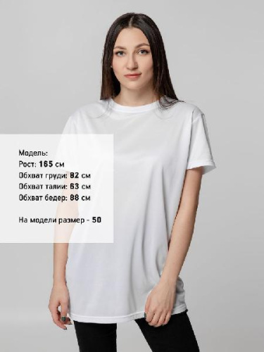 Футболка унисекс для сублимации Paint Tee, белая фото 6