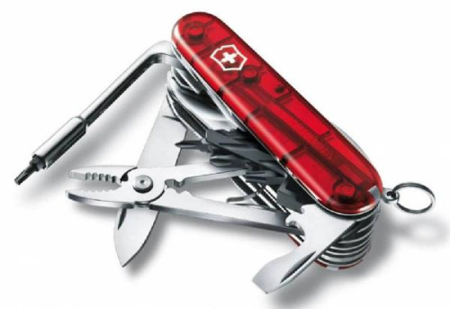 Офицерский нож CyberTool L, полупрозрачный красный фото 3 Офицерский нож CyberTool L, полупрозрачный красный фото 3