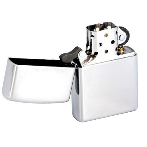 Зажигалка Zippo Classic High Polish, серебристая фото 2 Зажигалка Zippo Classic High Polish, серебристая фото 2