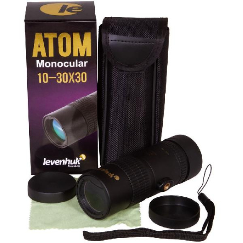 Монокуляр Atom 10-30х, линзы 30 мм фото 7