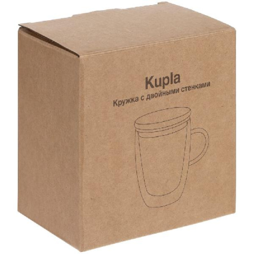 Кружка с двойными стенками Kupla с бамбуковой крышкой фото 8