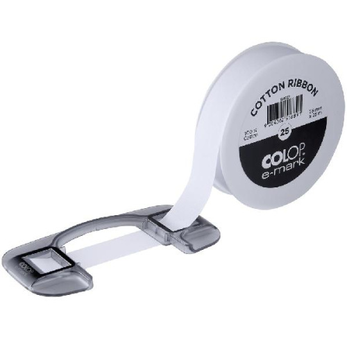 Лента Colop E-mark 25, белая фото 2