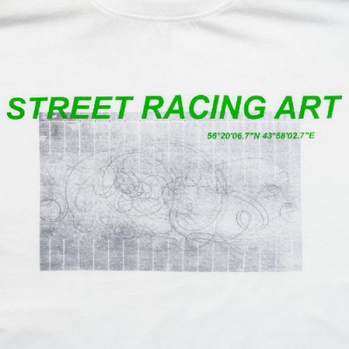 Футболка Street Racing Art, белая фото 6 Футболка Street Racing Art, белая фото 6