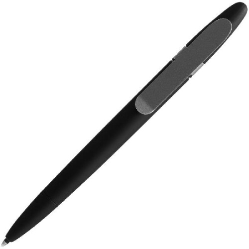 Ручка шариковая Prodir DS5 TSR Metal Clip, черная фото 2