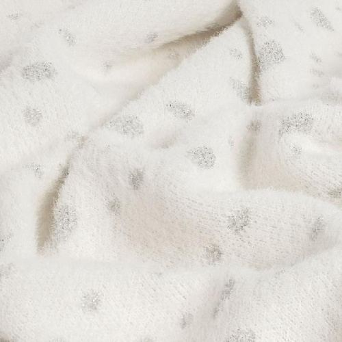 Плед Snowspot Fluffy, белый с люрексом фото 3 Плед Snowspot Fluffy, белый с люрексом фото 3