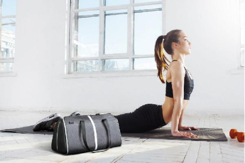 Спортивная сумка FlexPack Gym, темно-серая фото 11 Спортивная сумка FlexPack Gym, темно-серая фото 11