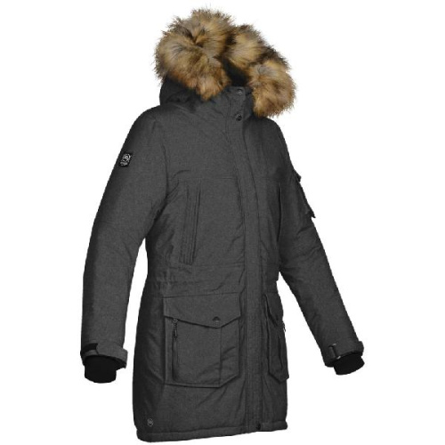 Парка женская Explorer, серый меланж фото 3 Парка женская Explorer, серый меланж фото 3