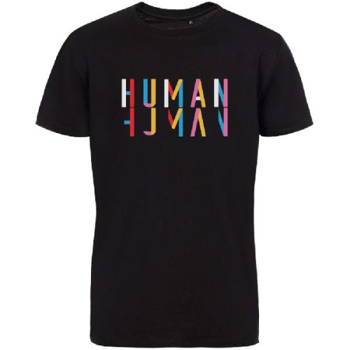 Футболка Human, черная фото 2 Футболка Human, черная фото 2