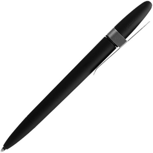 Ручка шариковая Prodir DS5 TSR Metal Clip, черная фото 4