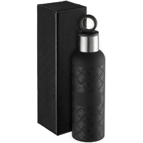 Tермобутылка Hard Work Black, черная фото 3 Tермобутылка Hard Work Black, черная фото 3